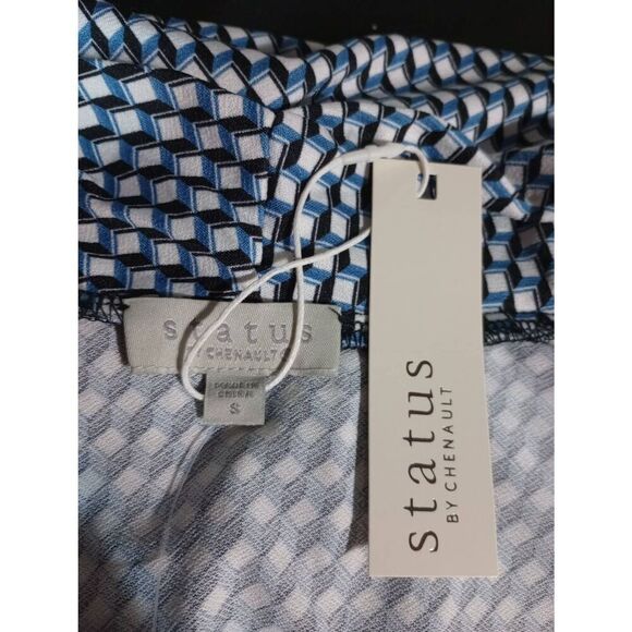 Status Shirt Ladies Small Long Sleeve Mock‎ Wrap - Picture 6 of 8